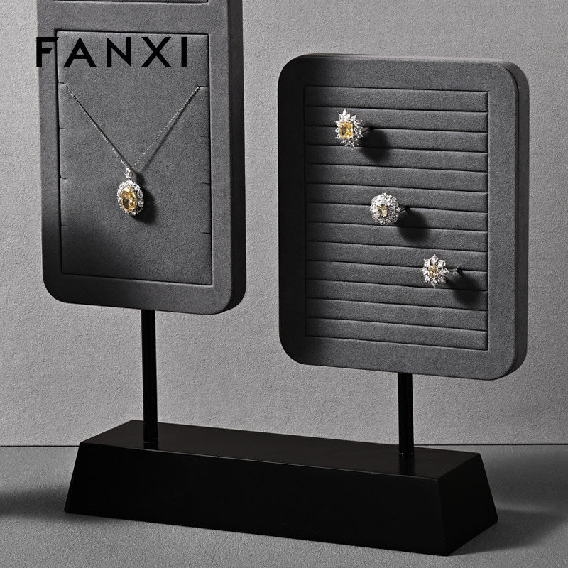 Gray Jewelry Display Stand