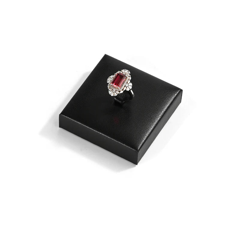 Black PU Leather Jewelry Display Set