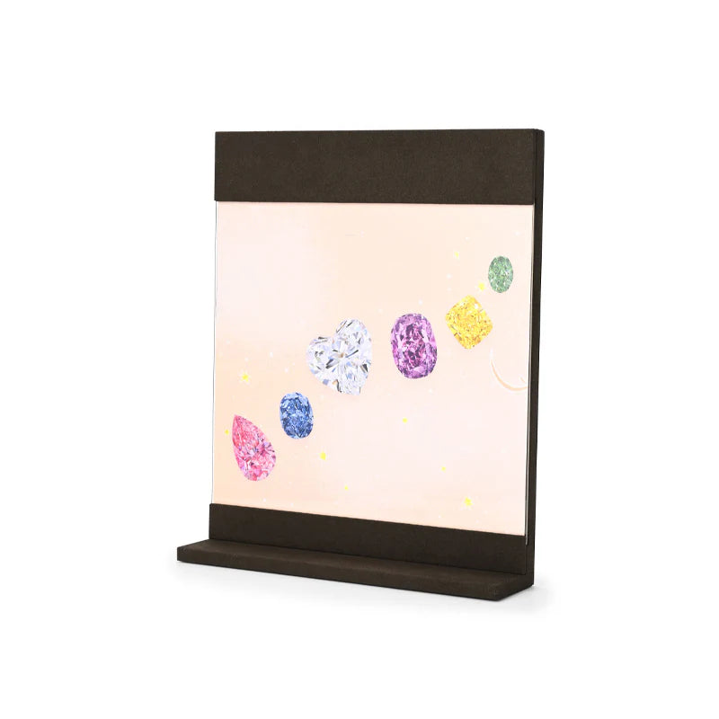 Brown Microfiber Jewelry Display Set