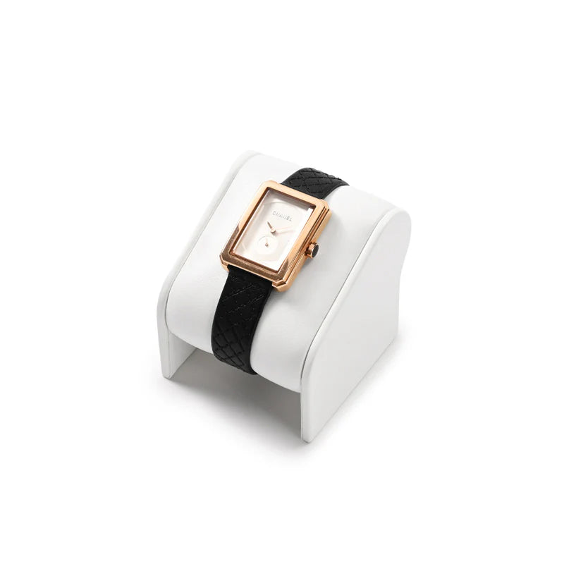 White PU Leather Jewelry Display Set