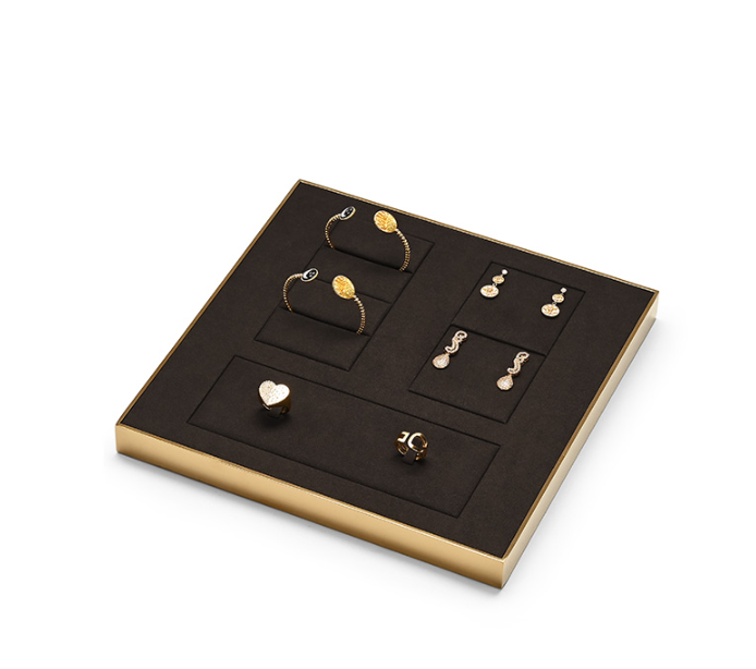Brown Metal Jewelry Display Stand
