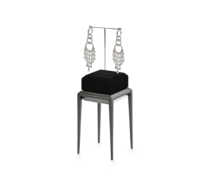 Black Metal Watch Display Stand