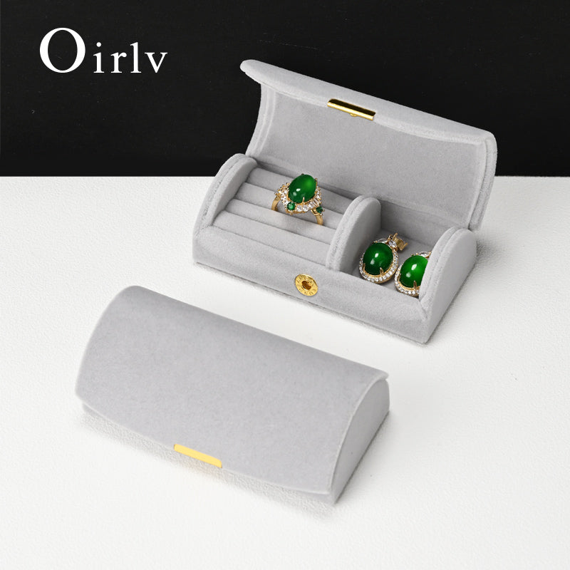 Velvet Portable Jewelry Box