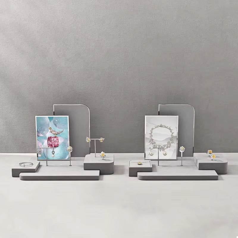 Gray Jewelry Display Stand