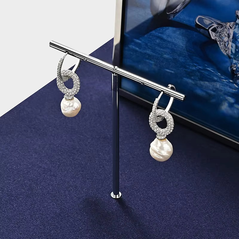 Blue Jewelry Display Stand
