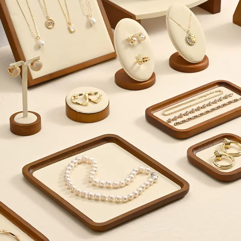 Wooden Jewelry Display Stand