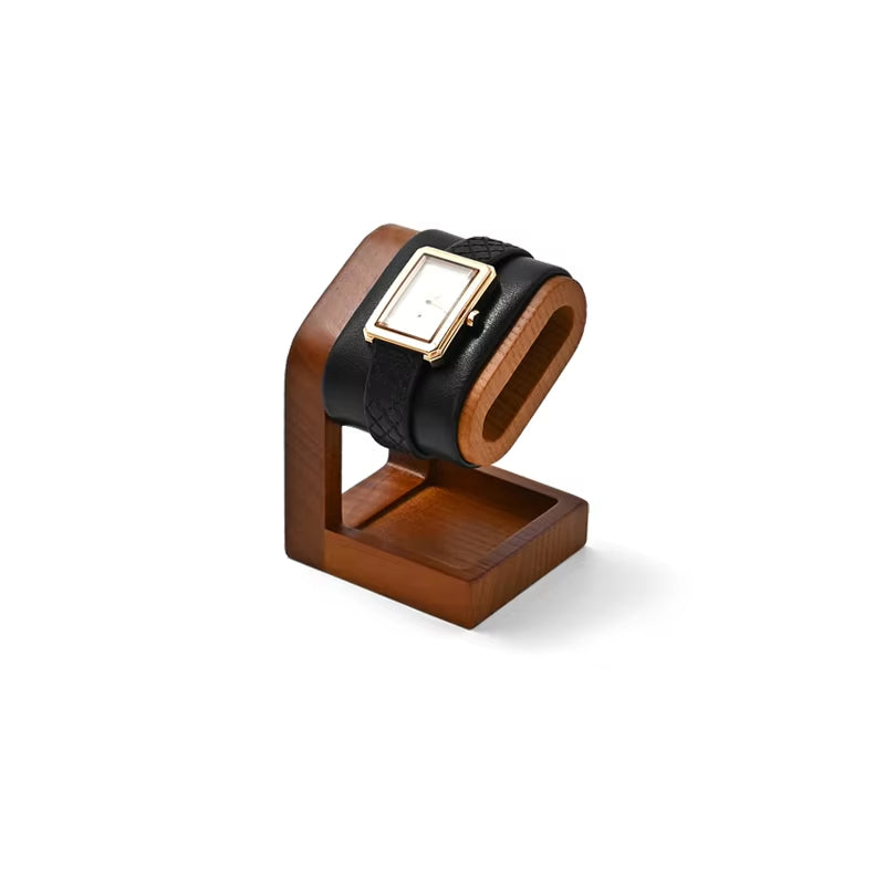 Beige Wooden Jewelry Display Stand