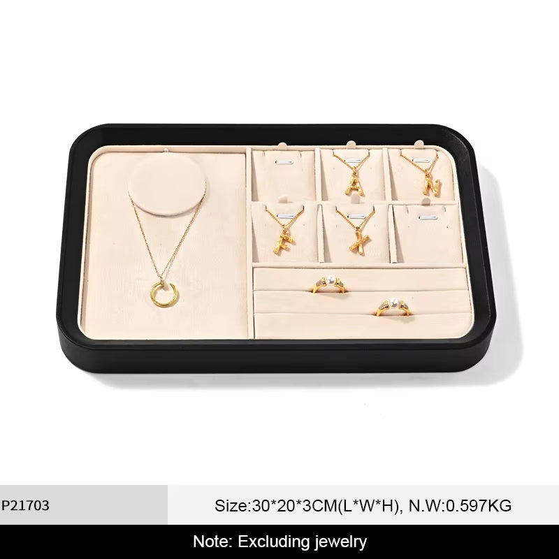 Leather Jewelry Display Tray