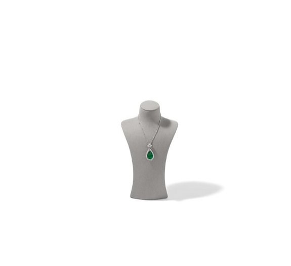 Microfiber Jewelry Display Bust