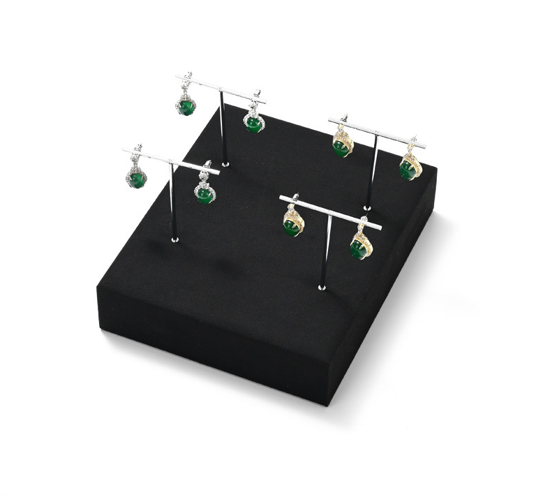 Black Microfiber Jewelry Display Set