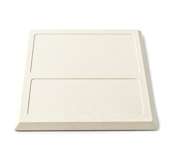 Beige Microfiber Jewelry Display Stand