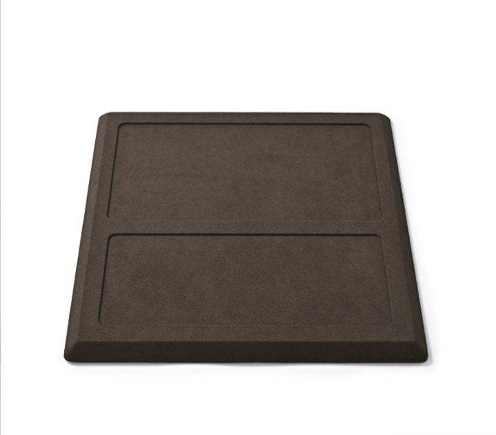 Brown Microfiber Ring Display Stand