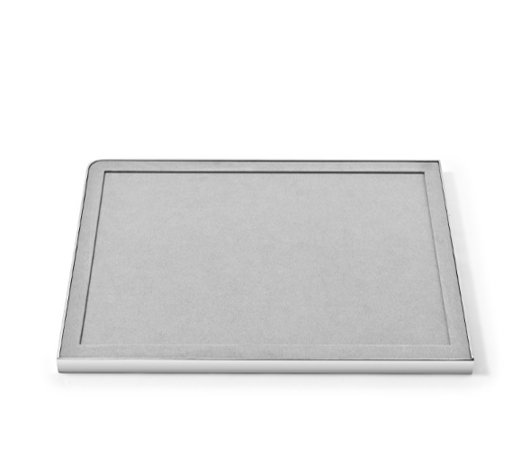 Gray Microfiber Earring Display Stand