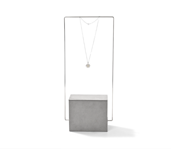 Black Silk Jewelry Display Set