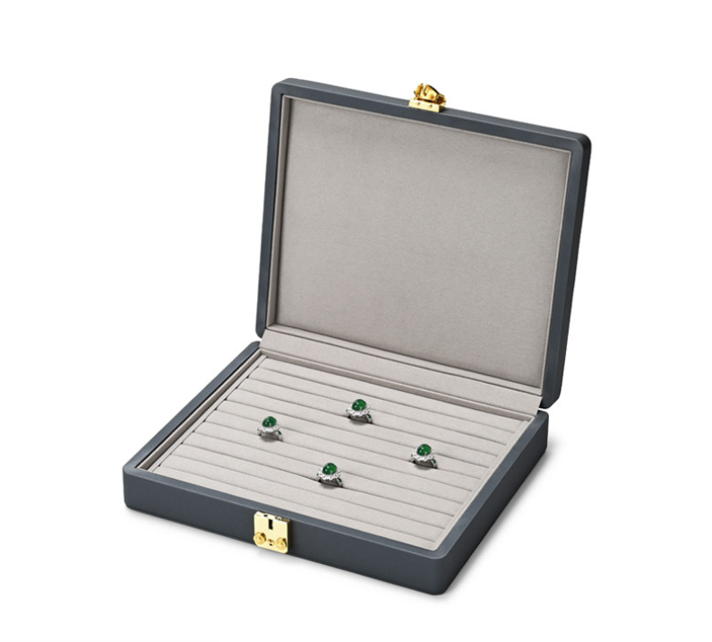Leather Velvet Jewelry Box