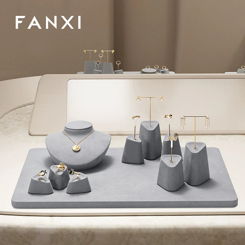 Microfiber Jewelry Display Set