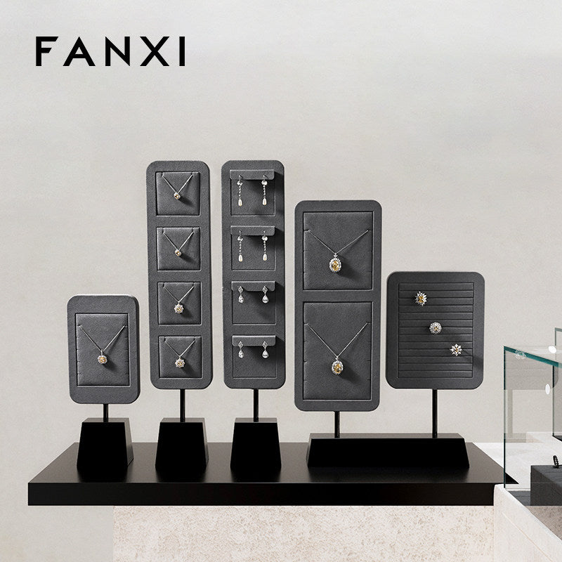 Gray Jewelry Display Stand