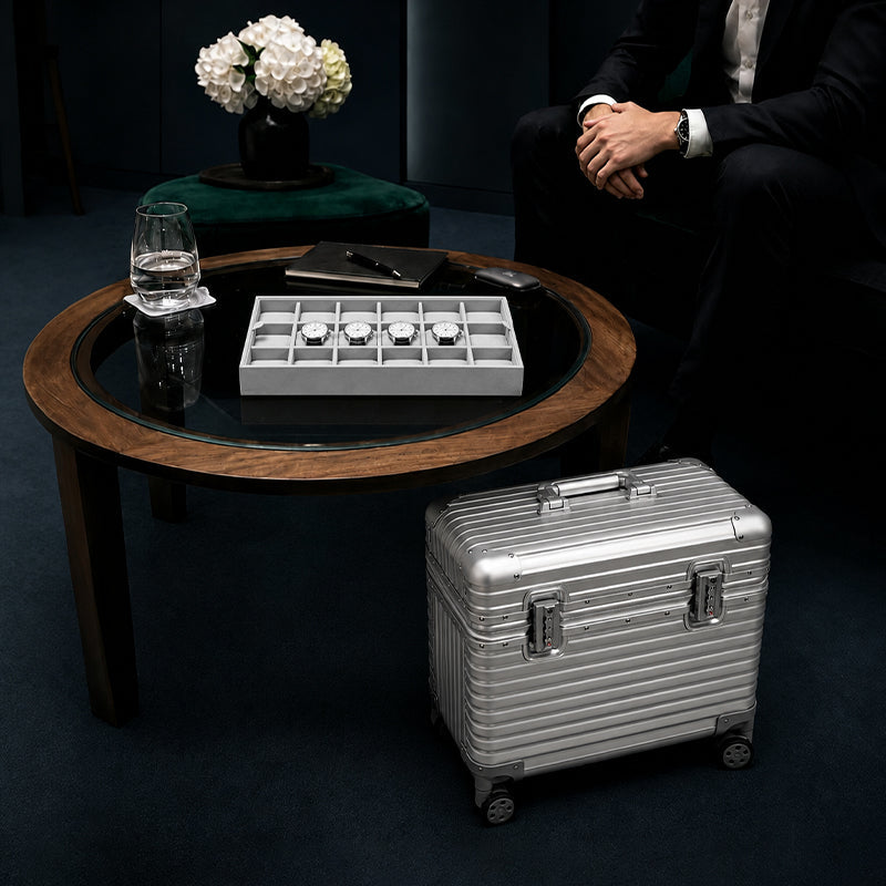 Silver Velvet Jewelry Box