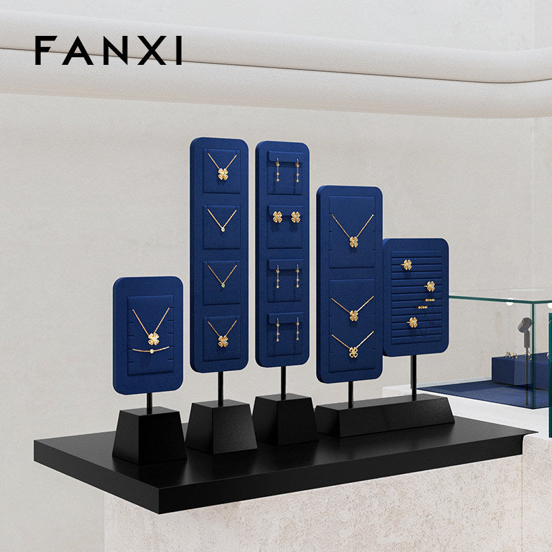 Black & Blue Jewelry Display Stand