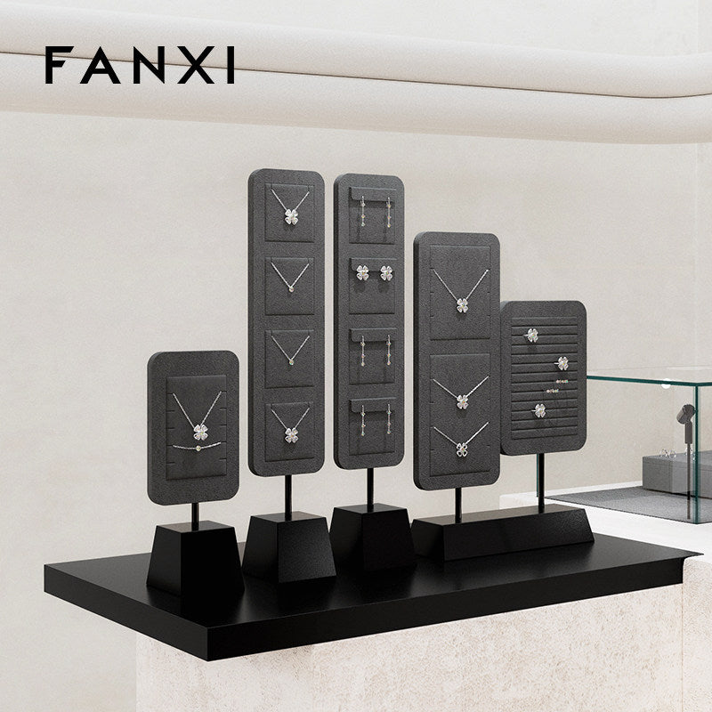 Gray Jewelry Display Stand