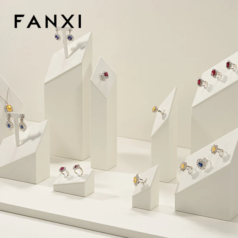Beige Jewelry Display Set