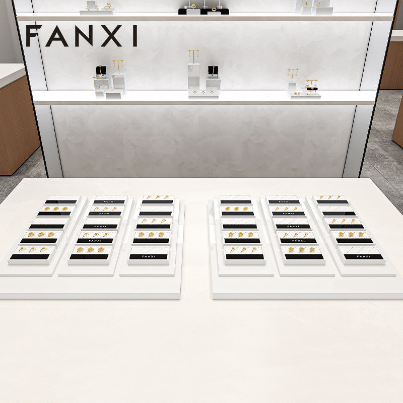 White Jewelry Display Stand