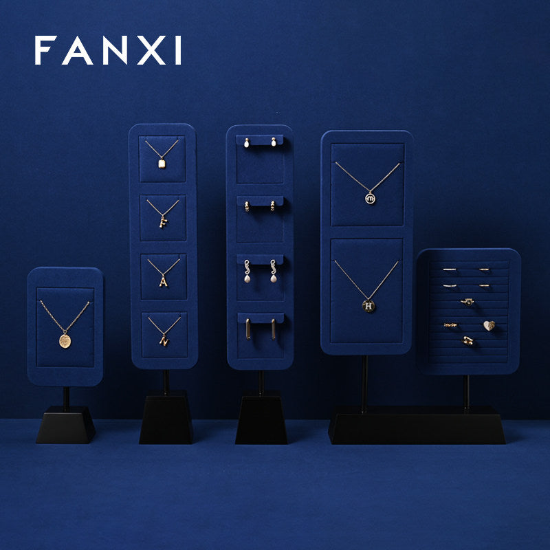Black & Blue Jewelry Display Stand