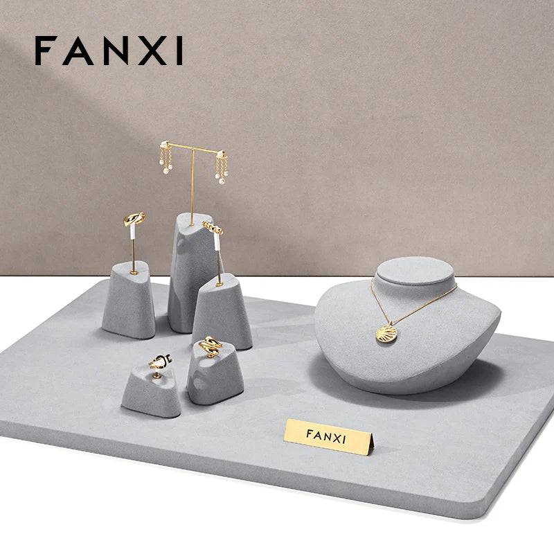 Microfiber Jewelry Display Set