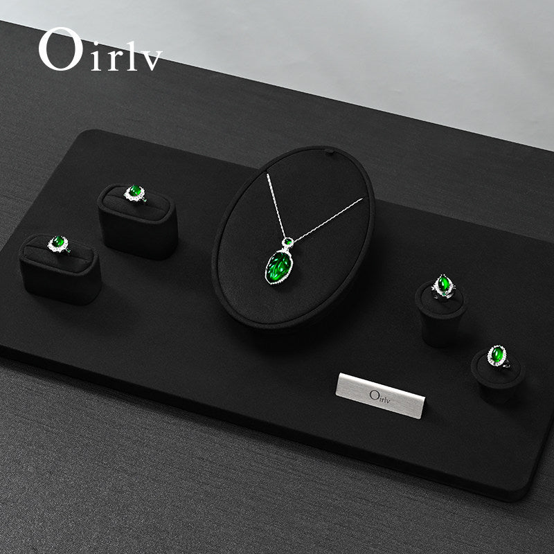 Black Jewelry Display Set