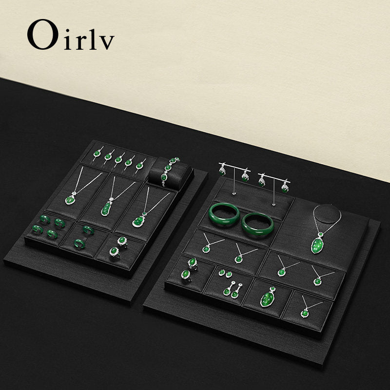 Black Jewelry Display Set