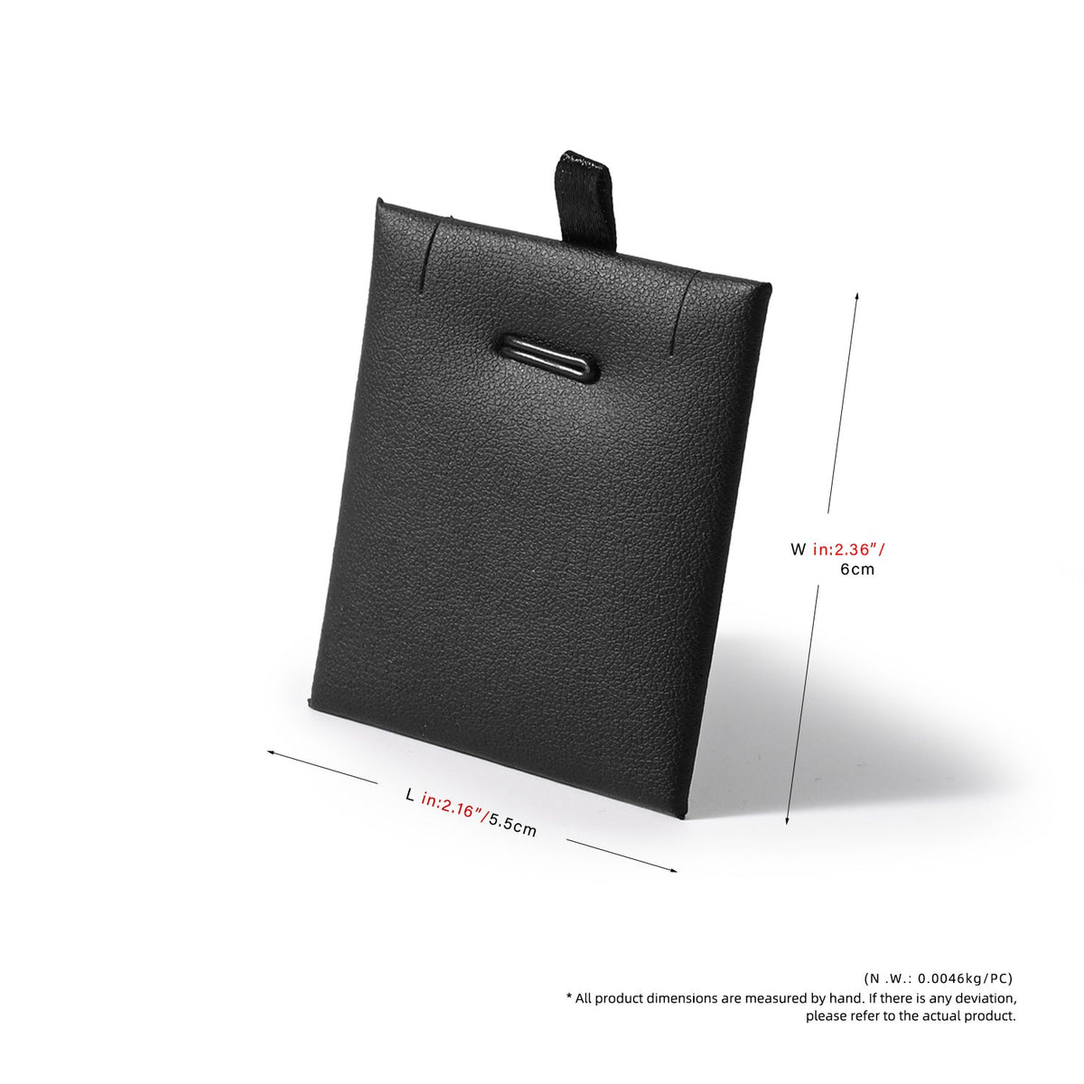 Black Leather Pendant Display Stand