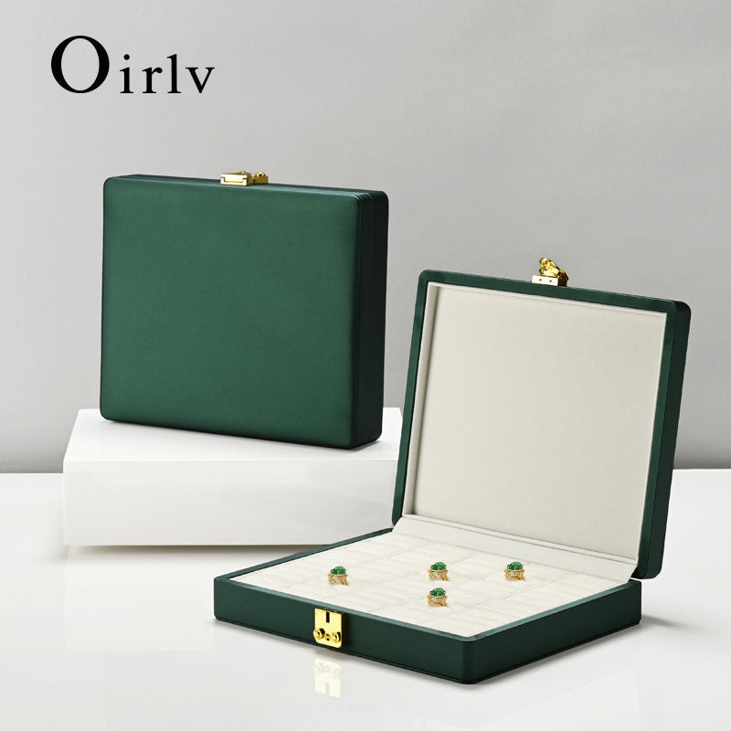 Leather Velvet Jewelry Box