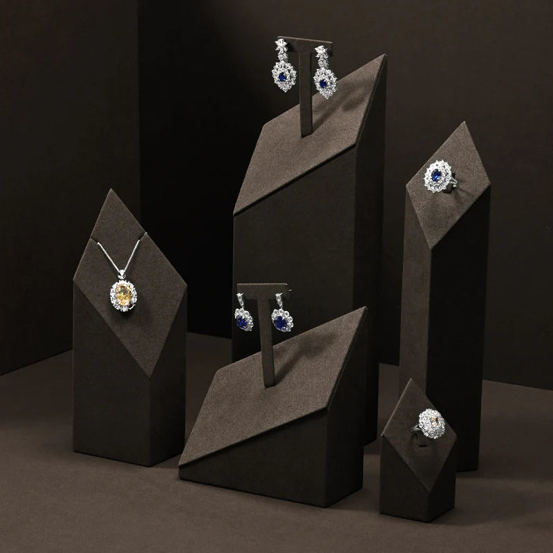 Brown Jewelry Display Set