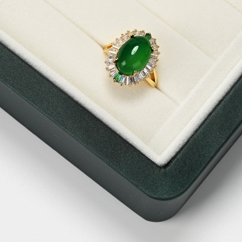Leather Velvet Jewelry Box