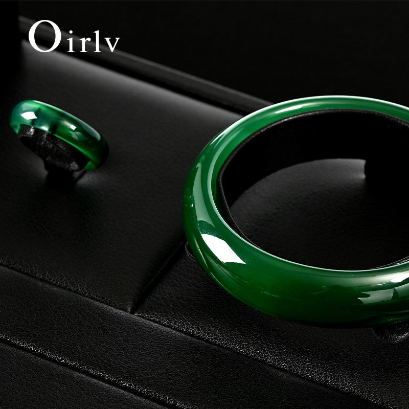 Black PU Leather Jewelry Display Set