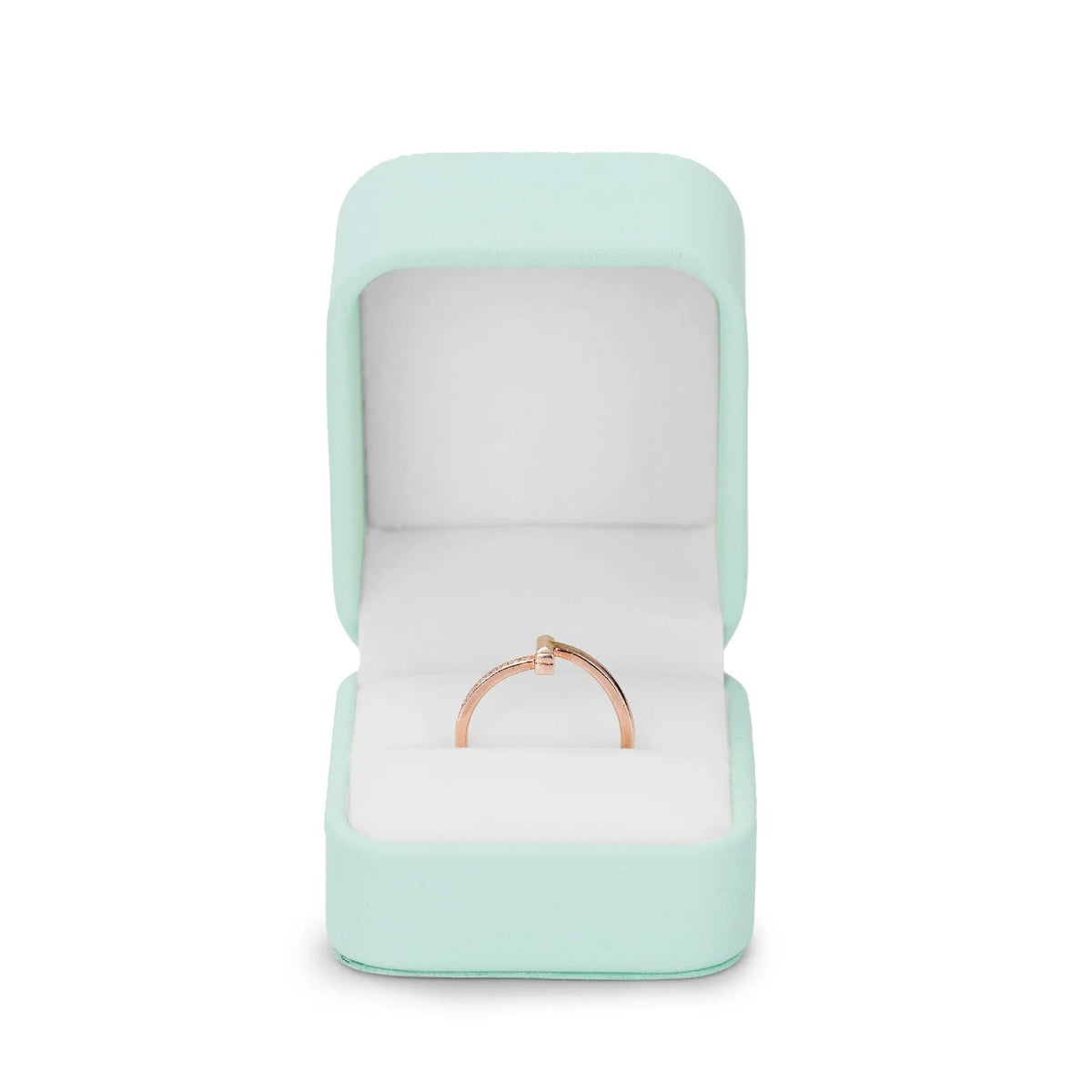 Green PU Leather Velvet Jewelry Box
