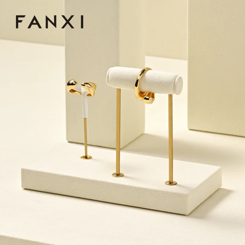 Beige Jewelry Display Set
