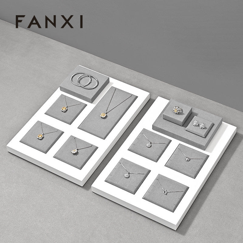 Gray Jewelry Display Set