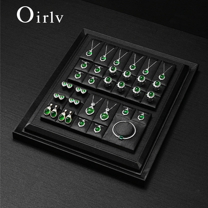 Black Jewelry Display Set