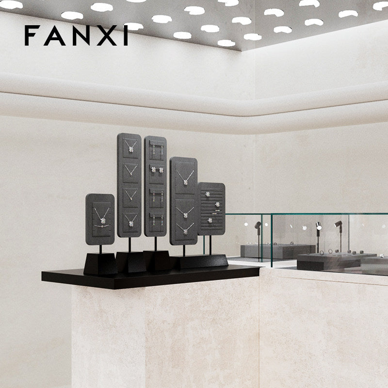 Gray Jewelry Display Stand