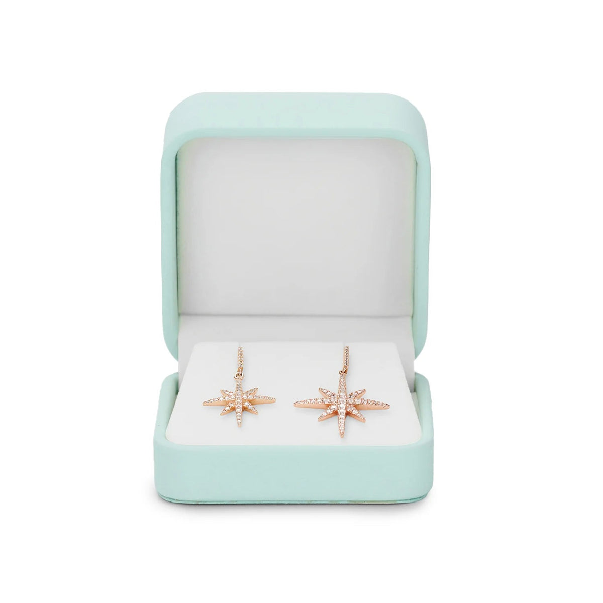 Green PU Leather Velvet Jewelry Box