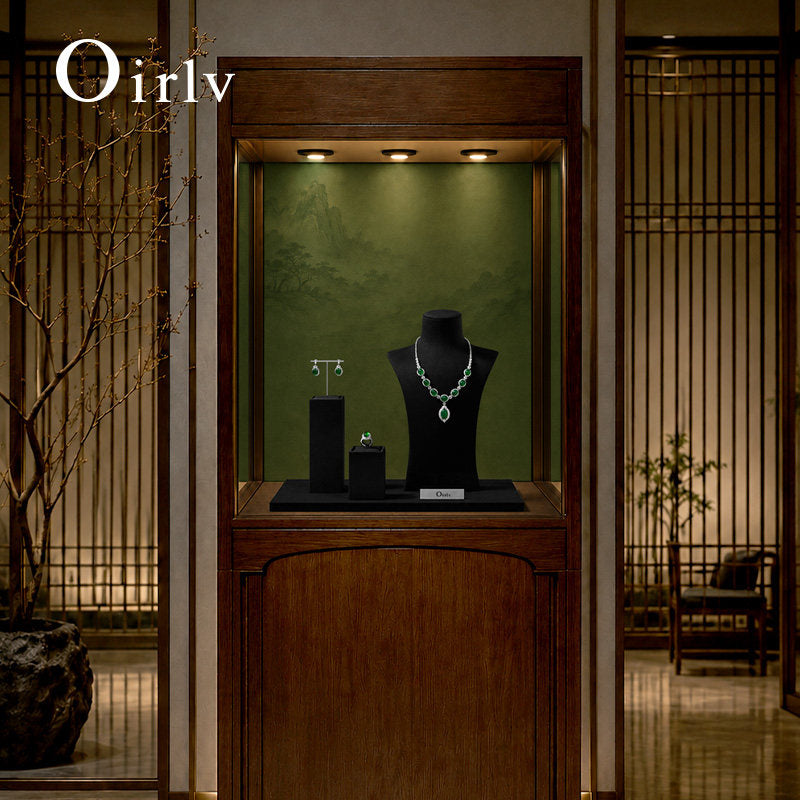 Microfiber Jewelry Display Bust
