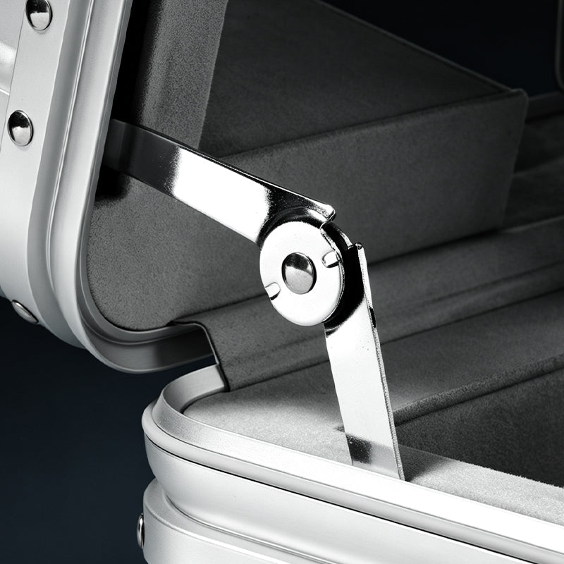 Silver Velvet Jewelry Box