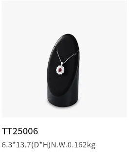 Black PU Leather Jewelry Display Set