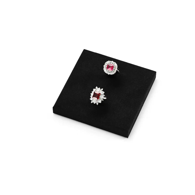 Black Microfiber Jewelry Display Set