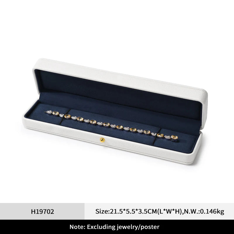 White & Blue Jewelry Box