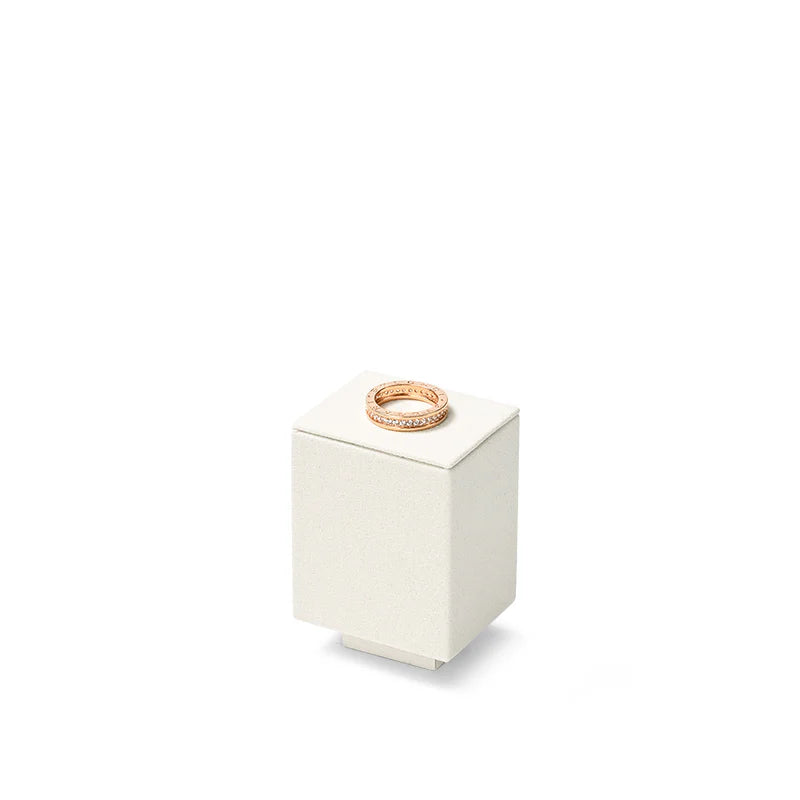 Beige Microfiber Jewelry Display Set