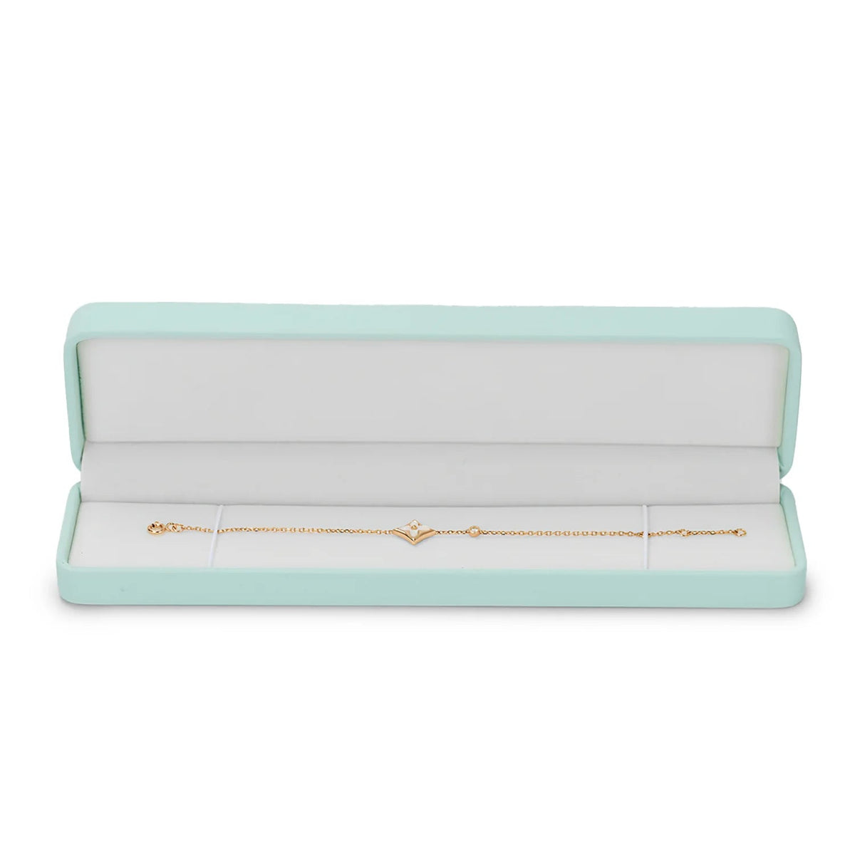 Green PU Leather Velvet Jewelry Box