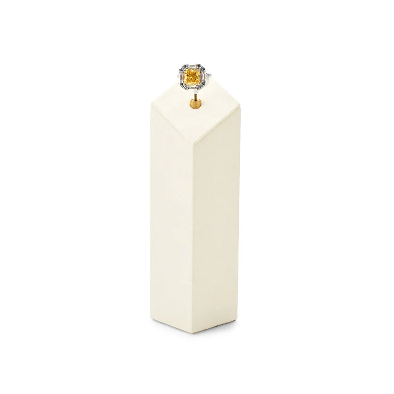 Beige Microfiber Jewelry Display Set