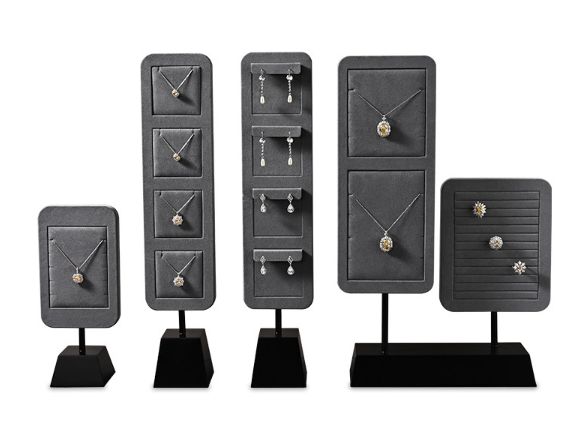 Gray Jewelry Display Stand